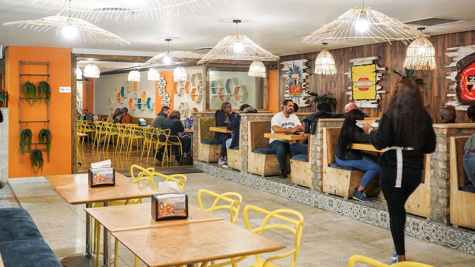MOZAMBIK Restaurant dining at Colosseum Hotel Century City